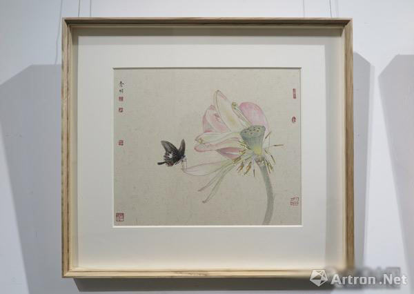 花开绿野姚秀明中国画作品展于北京81美术馆开幕