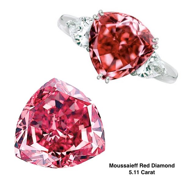 11克拉,穆萨耶夫红钻(red moussaieff diamond)