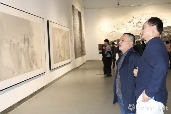 "自然的双重性"西安2019山水画邀请展在西安崔振宽美术馆开幕