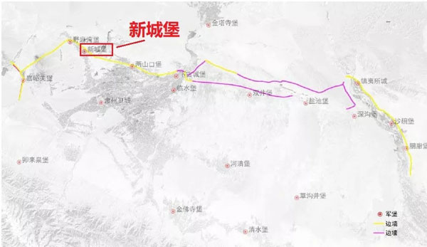 图片来源于《明长城肃州路嘉峪关防区军事防御体系研究》 刘碧峤著