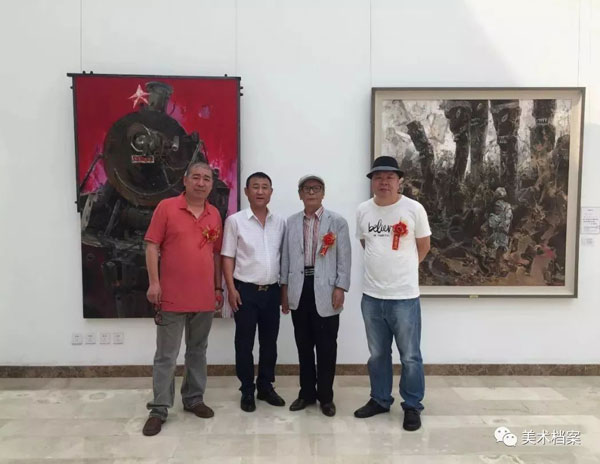 中国少数民族美术促进会"第三届百花在这里绽放油画精品展"在北京开幕