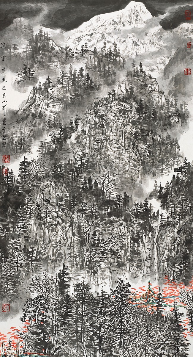 李小可 《波密雨后》 180x97cm 2019