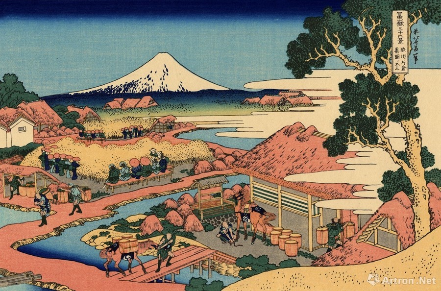 比如高更平图的"构成法"实际是受到日本北斋的影响.