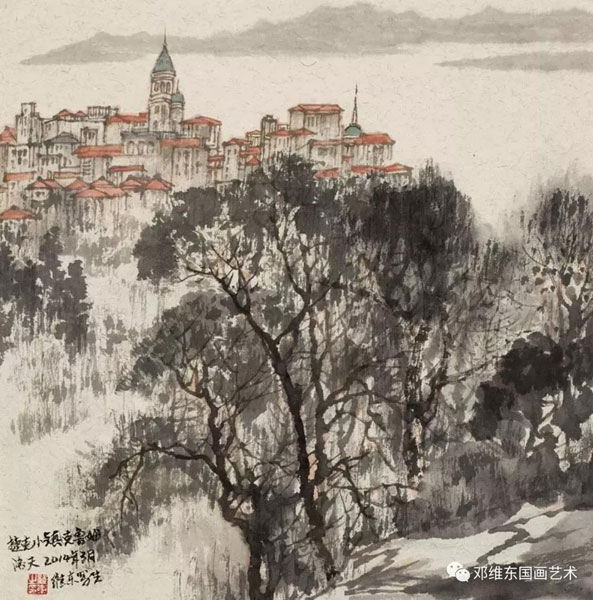 城市意象·水墨情怀——邓维东国画作品节选