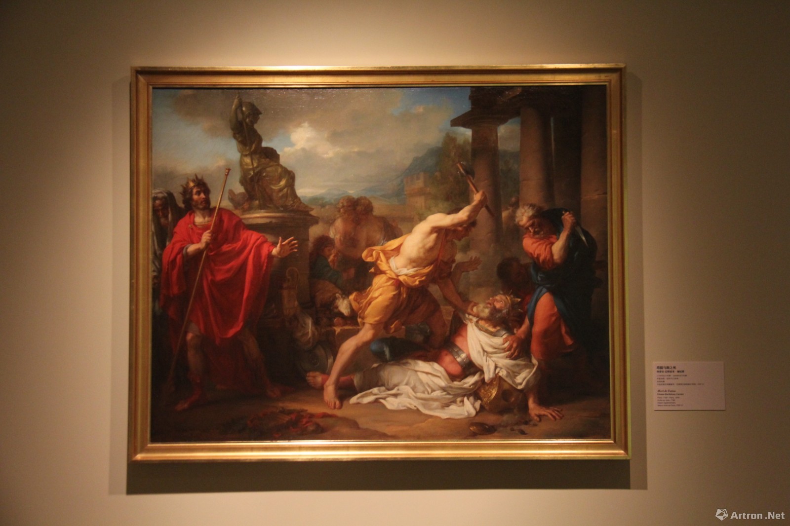 塔提乌斯之死 埃蒂安-巴特雷米·加尼耶 布面油画 1788约瑟夫在埃及
