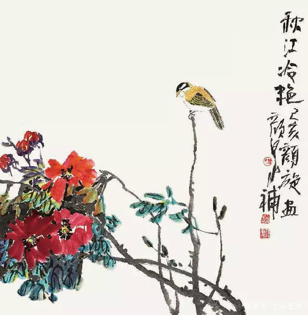 花鸟名家颜泉师生专辑作品欣赏