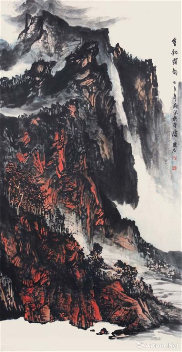 孙汉军擅画山水,王世明