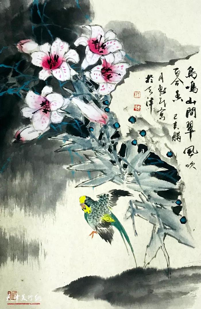 "迎新春——著名画家王惠民花鸟画展"将于1月9日在鼓楼鹤艺轩开幕