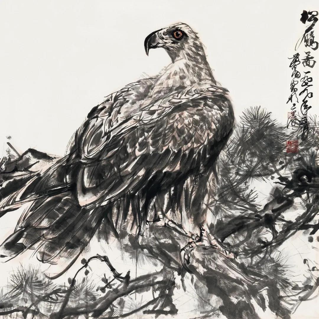 【艺术号·专栏】王鲁湘:松鹰图就是他的慷慨悲歌—上氏20春拍黄胄