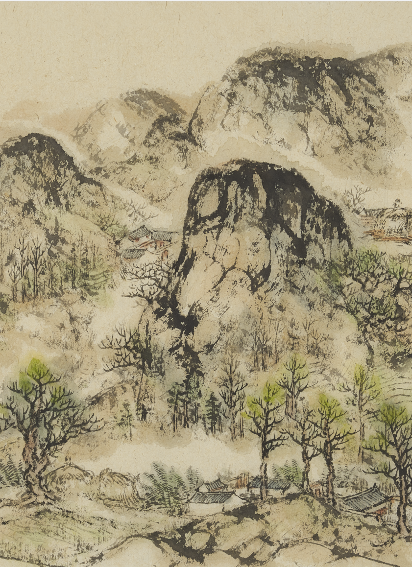 美术学博士林夏瀚:石朴山水画中的乡土本色