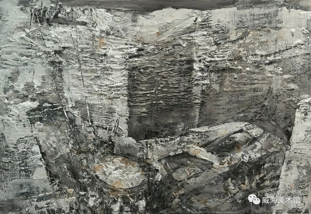 张元《殷墟考古记忆》143x113cm 综合材料绘画 2012年唐承华,1964年