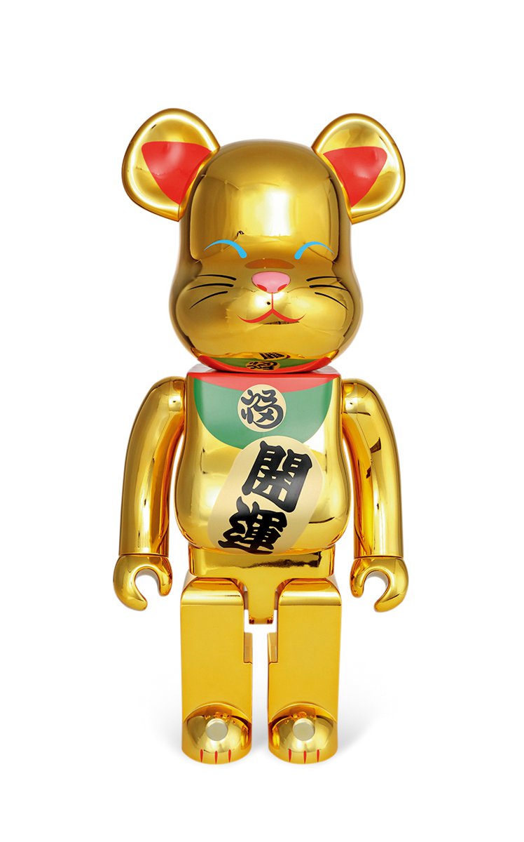 bearbrick 开运 眯眼 招财猫 积木熊