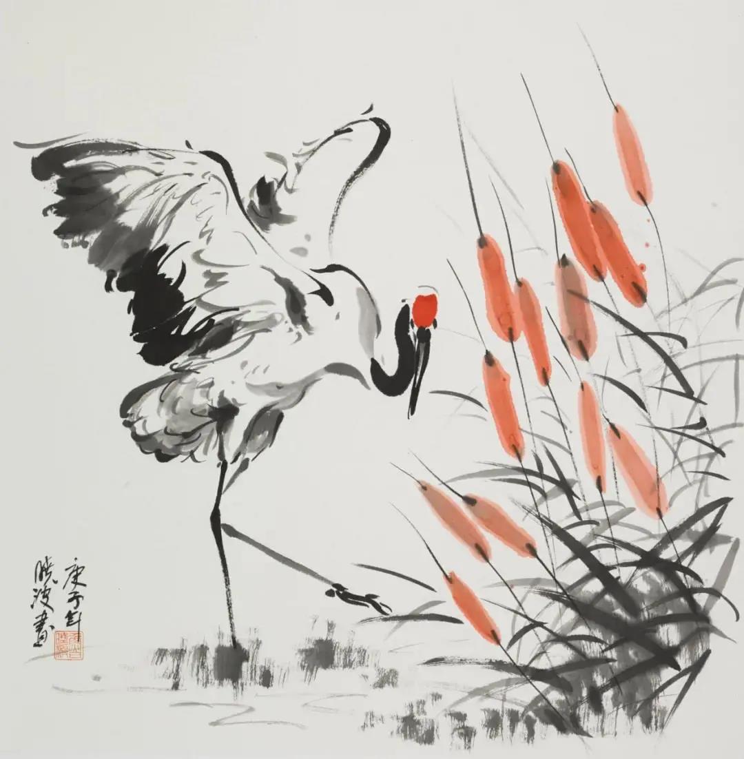 展览预告"瑞鹤知时—鲁晓波绘画展"