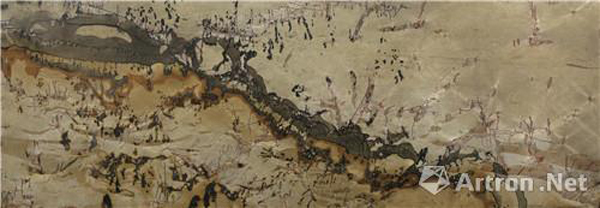 《古战场》  李英杰 29x84cm