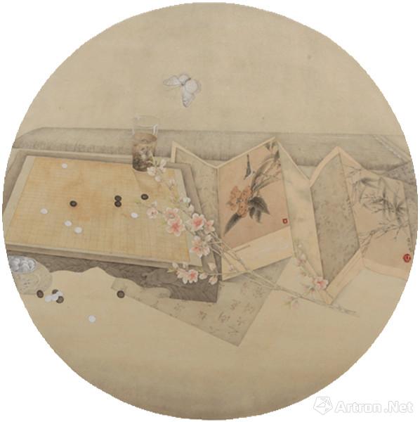 《境系列—琴棋书画》  朱爱珍 95×95cm