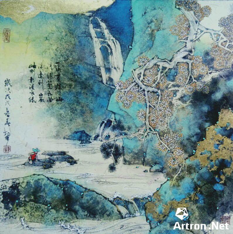 当代工笔画作品系列邀请展-彩墨山水画专场