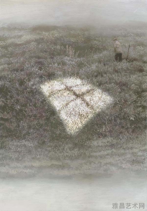 尤劲东《垦荒者之窗》 油画 210x300cm 2005-2006