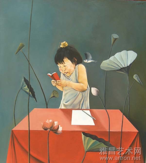 "大男孩系列"栾小杰现代油画作品展_在线展览_画廊