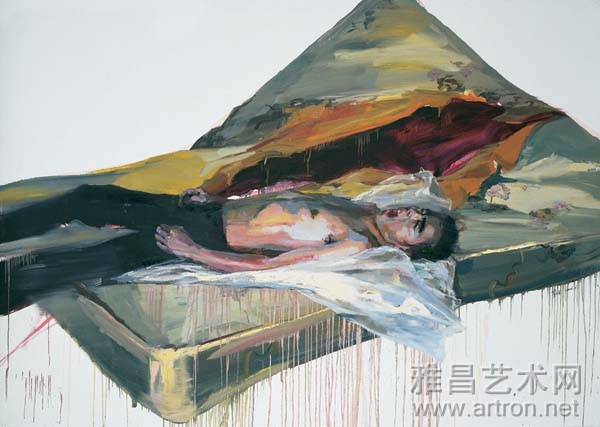 崔洁《失望 布面油画 202x284cm 2006