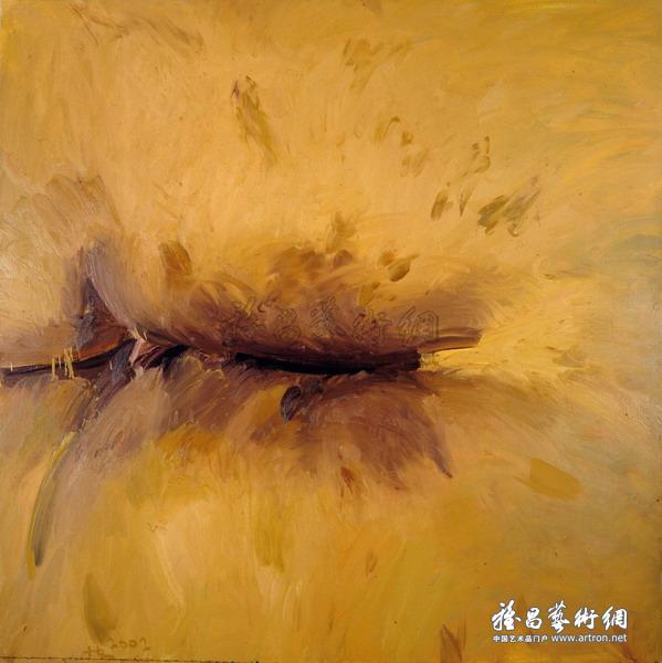 刘小东《一屁股屎》 布面油画 200×200cm 2002