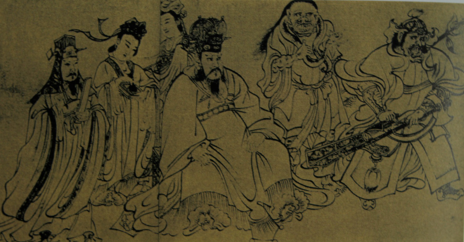 这个元代绘画为什么会出现,书画会同时出现在画面上,我们等讲到那个的