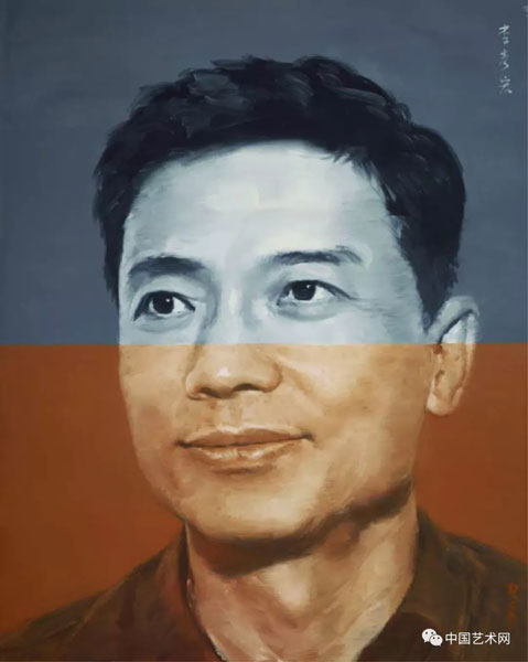 徐唯辛《李彦宏肖像》布面油画 250×200cm 2018年