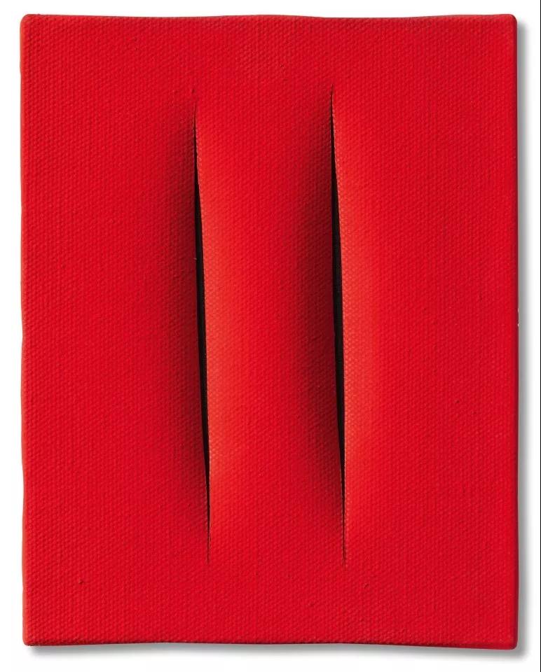 卢齐欧封塔纳(lucio fontana《空间概念(等待》