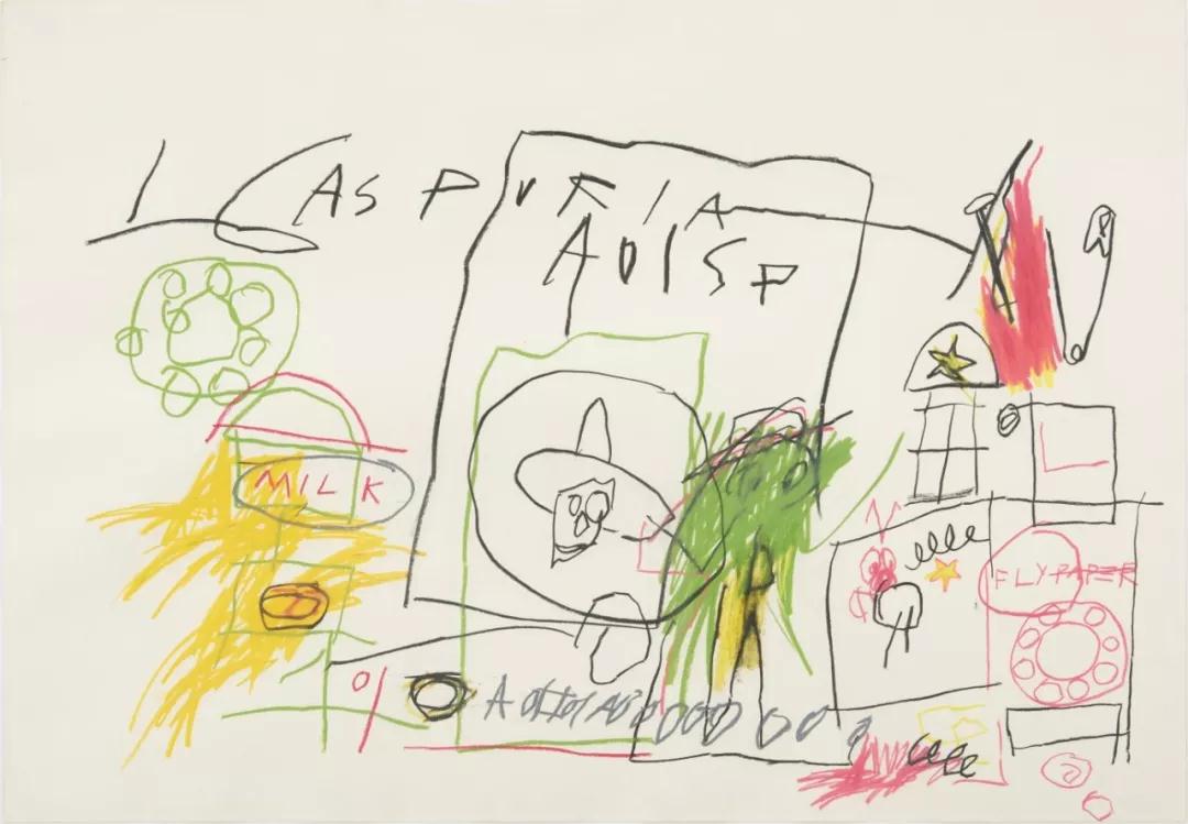 尚米榭巴斯基亚(jean-michel basquiat《无题》