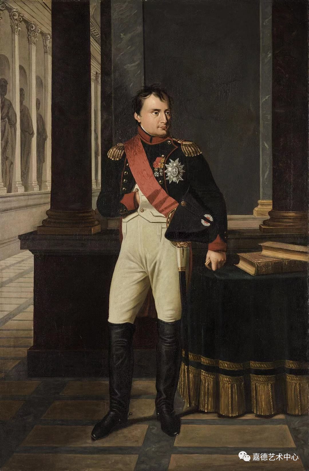 《拿破仑皇帝着骑兵军服画像》