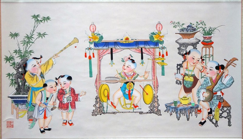 中国四大木版年画是指图片
