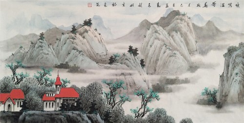 宋兆钦先生于人物,花鸟,山水画皆有不凡之作,作品塑造深刻,形象坊富