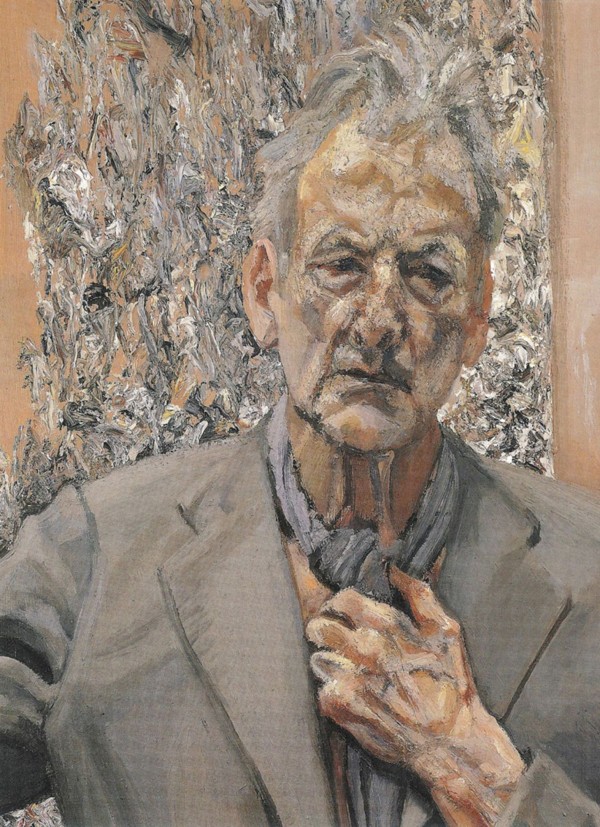 卢西安·弗洛伊德《self portrait》,布面油画,66×508cm,2002年