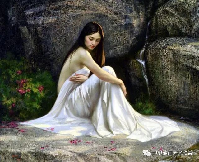 动态中国戏曲学院王忻教授唯美人体油画