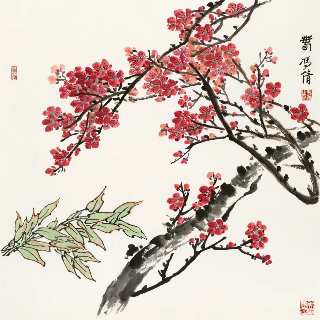 山花爛漫 奼紫嫣紅——馮倩老師寫意花鳥畫新作欣賞