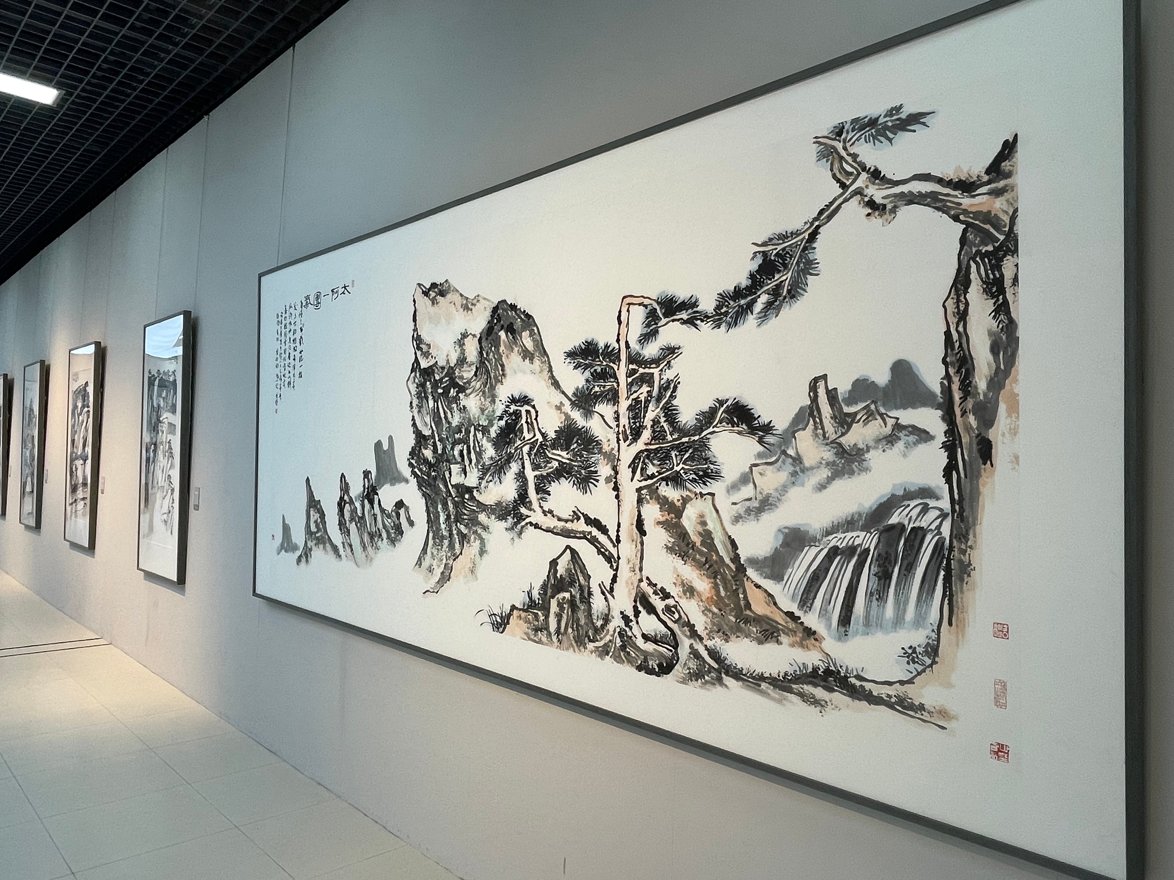 现场 | 大方无隅·梅墨生作品展亮相中国国家画院