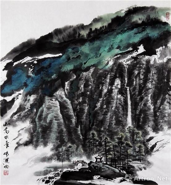 所属展览"随心而往,道法自然"对话水墨"谢峥嵘山水画作品展