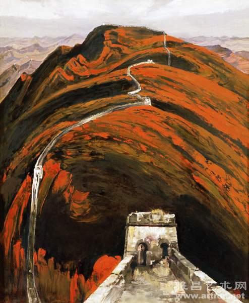 詹建俊《回望》155×128cm　1979年　布画油画