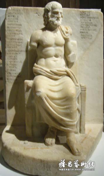 欧里庇得斯坐像