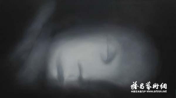 吕起宏《呼吸2》 布面油画 300×180cm 2007年