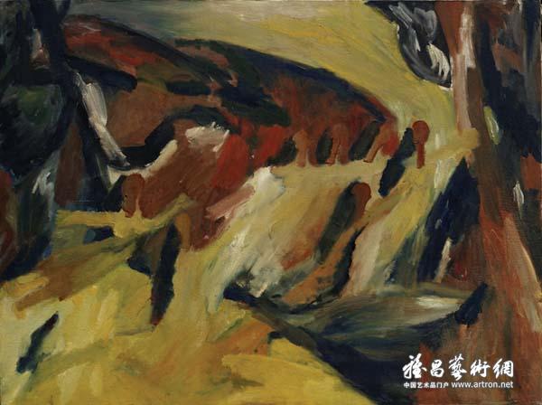 方少华《七仙女的传说》 布面油画 162×120cm 1985年