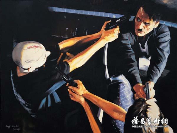 朗雪波《替身-1》 布面油画 150×200cm 2006年