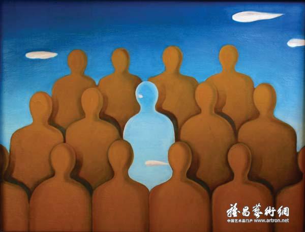 范汉成《医生和他的患者》 布面油画 90×70cm 1986年