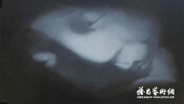 吕起宏《呼吸1》 布面油画 300×180cm 2007年