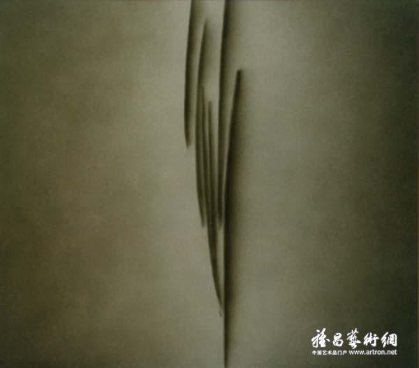 未明《我的系列——断带》 纸本水彩 68×76cm 1986年