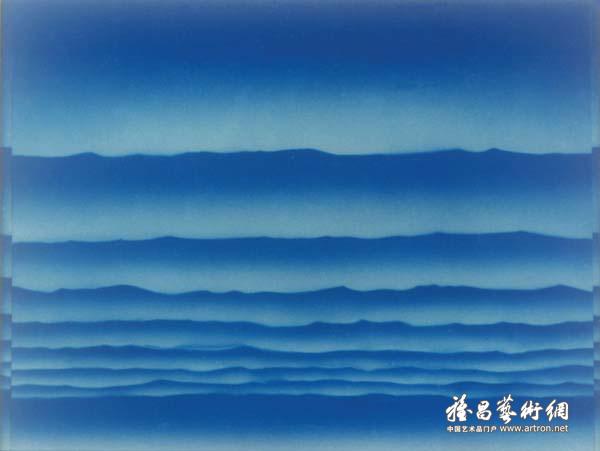 未明《我的系列——界》 纸本水彩 68×76cm 1986年